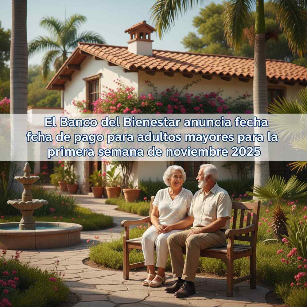 El Banco del Bienestar anuncia fecha de pago para adultos mayores para la primera semana de noviembre 2025