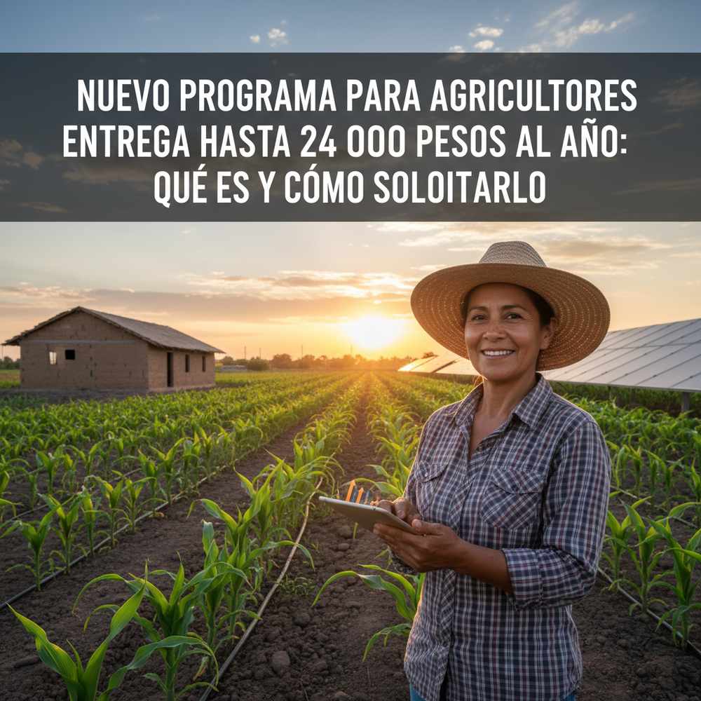 Nuevo programa para agricultores entrega hasta 24 000 pesos al año: qué es y cómo solicitarlo
